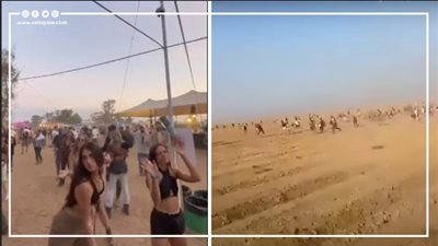 اللحظات الأخيرة لرواد مهرجان الموت بصحراء النقب قبل طوفان الأقصى، وهذه قصة المجندة العارية (فيديو)