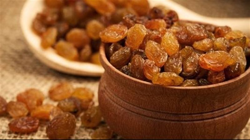 فوائد الزبيب، فيتو