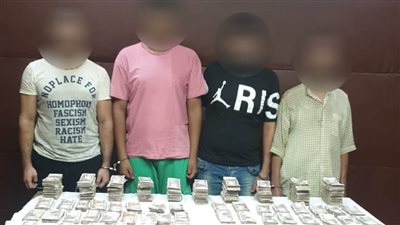 سرقت 5.5 مليون جنيه، القبض على عصابة مباحث قسم شرطة المعادي