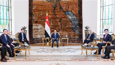 السيسي يؤكد لرئيس الجمعية الوطنية بكوريا ضرورة تسوية القضية الفلسطينية على أساس حل الدولتين