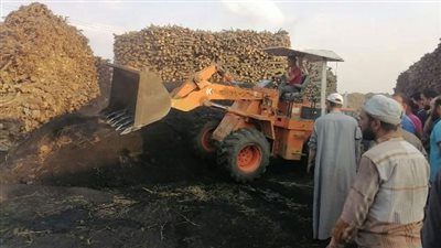 جهاز شؤون البيئة بالشرقية يضبط مكمورتين لحرق الطوب 