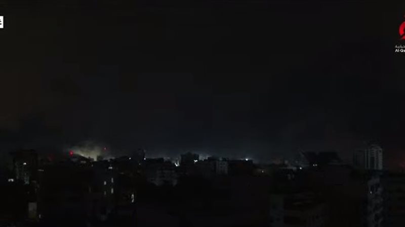 غارات إسرائيلية عنيفة