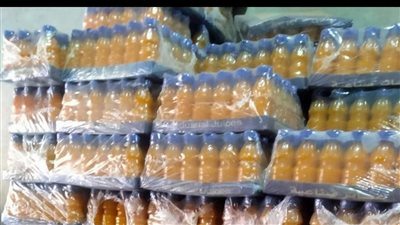 ضبط نصف مليون عبوة عصير وشوكولاتة مجهولة المصدر بالغربية