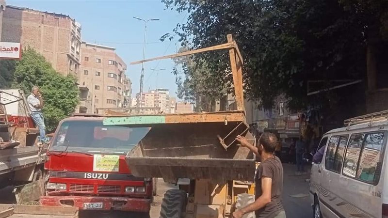 حملة إشغالات بالجيزة؛فيتو