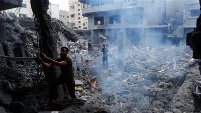 إيلون ماسك ينشر صورا فضائية لحجم الدمار في غزة جراء القصف الإسرائيلي