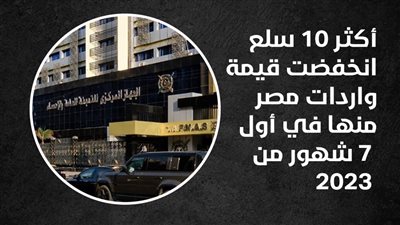 أكثر 10 سلع انخفضت قيمة واردات مصر منها في أول 7 شهور من 2023 (انفوجراف)