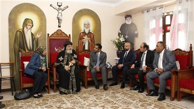 البابا تواضروس يستقبل قنصل مصر بميلانو