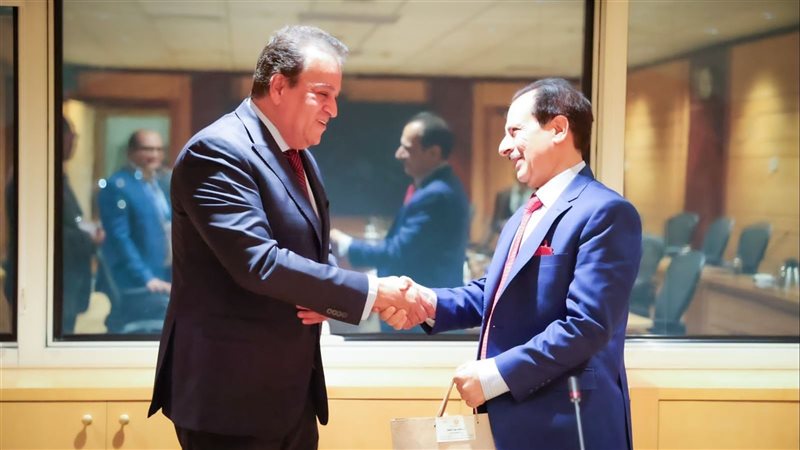 لقاء وزير الصحة المصري