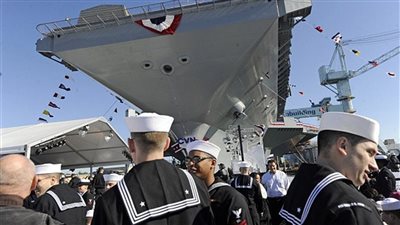 عقب وصول حاملة الطائرات الأمريكية جيرالد فورد إلى المتوسط، بوتين يكشف مهمتها وحزب الله يهدد