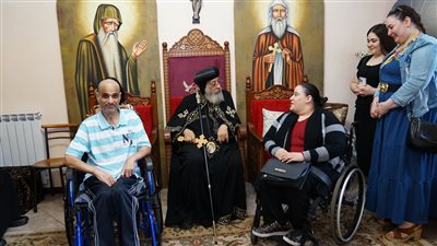 البابا تواضروس يلتقي ذوي الاحتياجات الخاصة من إيبارشية ميلانو