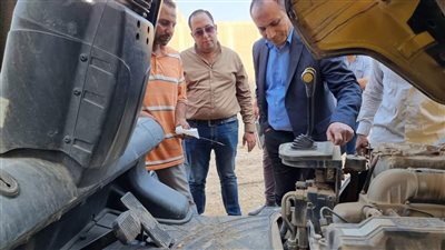 سكرتير عام محافظة الجيزة يتفقد لجان نتائج الحملة الميكانيكية بالطالبية (صور)