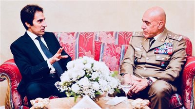  بسام راضي يستقبل رئيس هيئة الأركان للقوات المسلحة الإيطالية (صور)