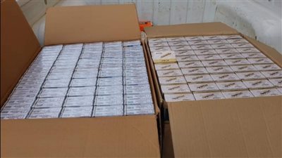 تموين الأقصر: ضبط 1000 علبة سجائر دون أوراق دالة على مصدرها