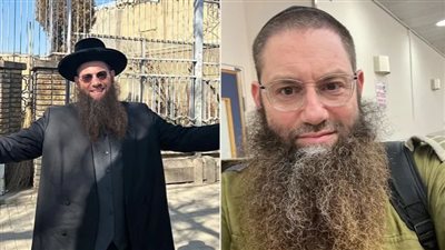 حاخام جزيرة العرب يخلع ملابسه الدينية ويرتدي زي جيش الاحتلال