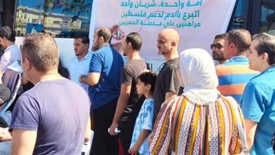 هتافات داعمة لفلسطين من أمام القائد إبراهيم بالإسكندرية (صور)