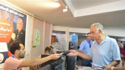 إقبال الأطباء على انتخابات النقابة بالإسكندرية (صور)