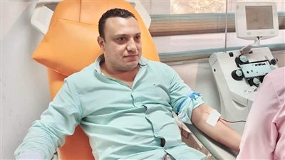 نائب محافظ الدقهلية يشارك في حملة التبرع بالدم للفلسطينيين 