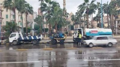 طوارئ في الإسكندرية استعدادا للأمطار غدا 