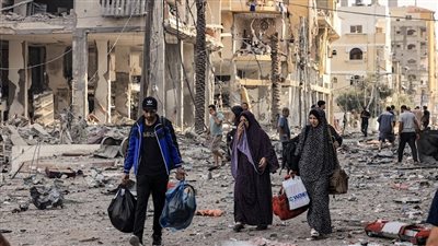 وزير الخارجية الأمريكي: نركز على حل الدولتين ونرفض الترحيل القسري للفلسطينيين