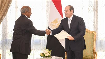 السيسي يتسلم رسالة من الرئيس الإريتري لتطوير العلاقات الثنائية مع مصر
