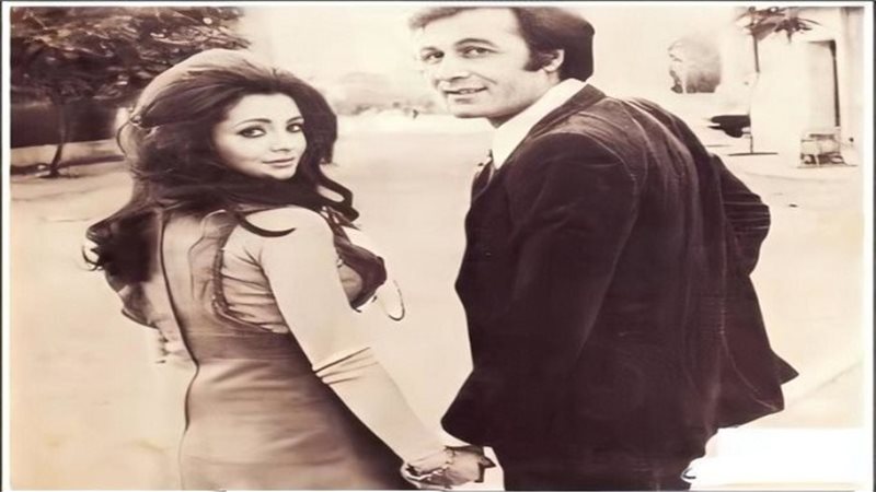محمود ياسين وشهيرة،