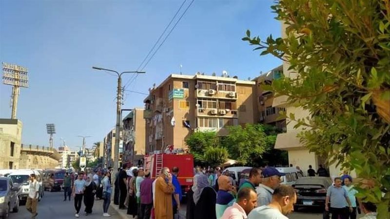 حريق بتامين بنها،