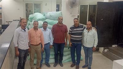 ضبط 125 شيكارة دقيق مدعم قبل بيعها بالسوق السوداء بأسيوط 