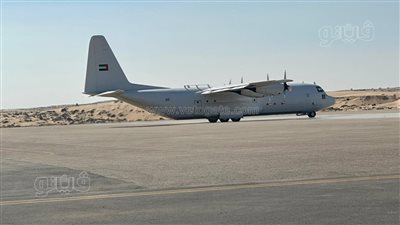 مطار العريش يواصل استقبال المساعدات العاجلة لإرسالها لقطاع غزة 