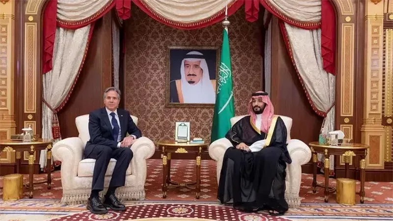 بن سلمان وبلينكن،فيتو