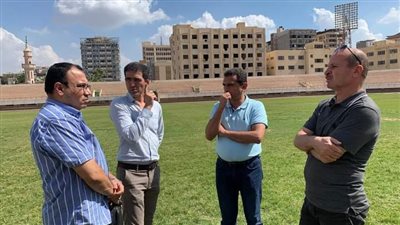 وكيل مديرية الشباب يتفقد المنشآت الرياضية بالدقهلية