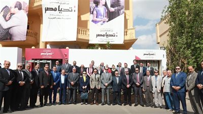 حملة السيسي تستقبل حزب الجيل الديمقراطي بمقرها لإعلان تأييده للمرشح الرئاسي