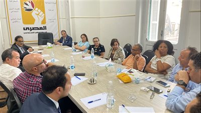 فريد زهران يستقبل عددا من رموز العمل الحقوقي