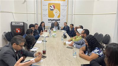 فريد زهران يستقبل وفد تنسيقية شباب الأحزاب والسياسيين