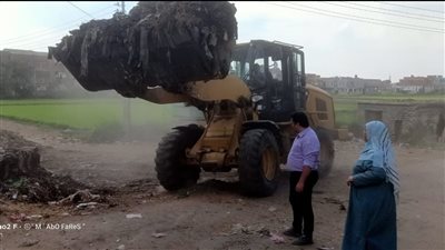 رفع 1700 طن مخلفات صلبة وأتربة من شوارع وميادين الجمالية في الدقهلية