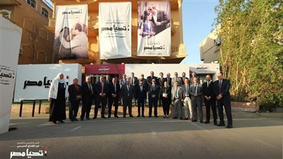  حملة السيسي الانتخابية تستقبل وفد نقابة العاملين بالبنوك