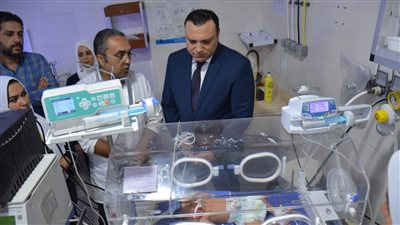 نائب محافظ الدقهلية يتفقد مستشفى أجا المركزي
