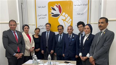 فريد زهران يستقبل وفدا من السفارة الفرنسية 