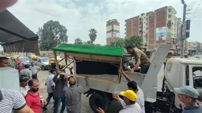 رفع حالات إشغال بمحيط المدارس وبالشوارع الرئيسية بكرداسة في الجيزة 