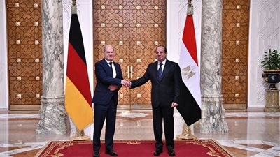 تفاصيل القمة المصرية الألمانية بقصر الاتحادية (صور)