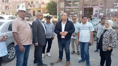 نائب محافظ الجيزة يتفقد مشروعات الخطة الاستثمارية للرصف بكرداسة (صور)