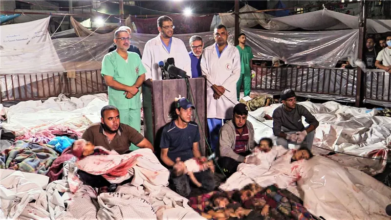 قصف مستشفى المعمداني،