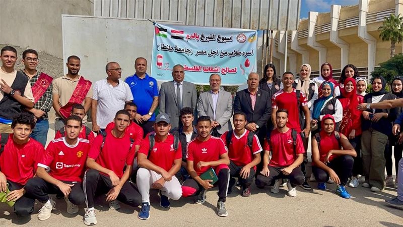 رئيس جامعة طنطا يتفقد