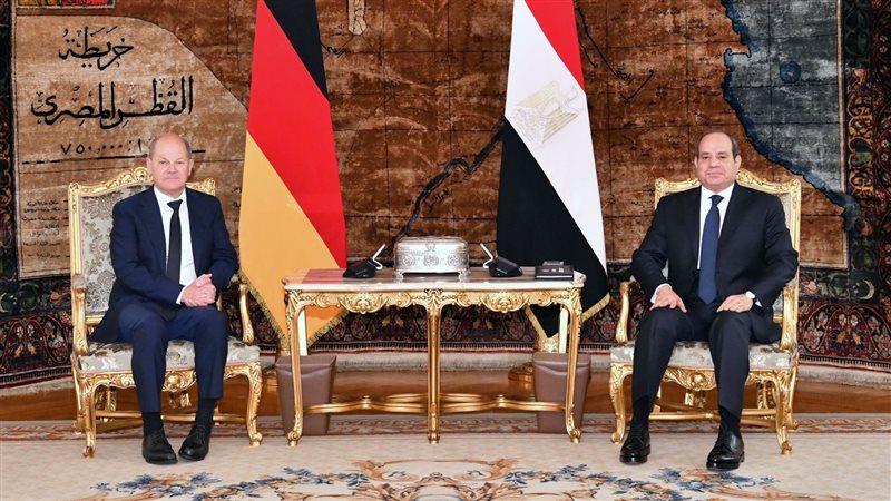 الرئيس السيسي والمستشار