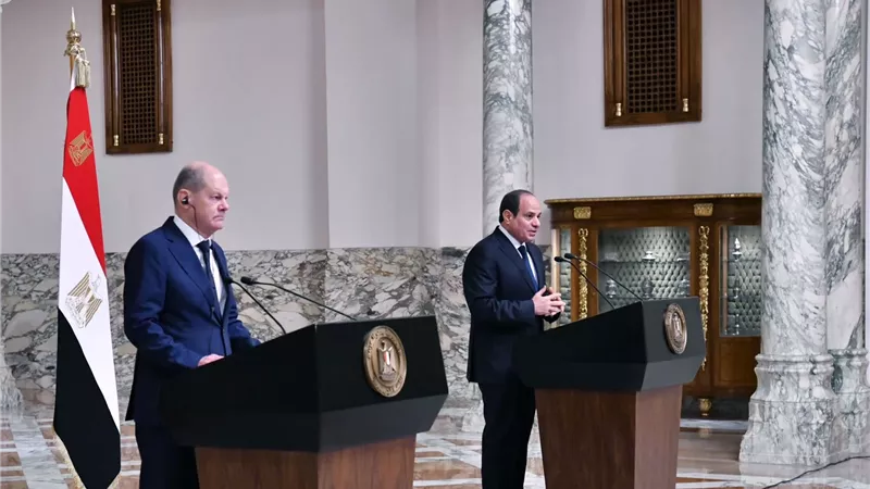 الرئيس السيسي والمستشار