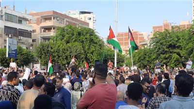 مظاهرات حاشدة في الإسماعيلية تندد بالعدوان على غزة والتهجير (صور) 