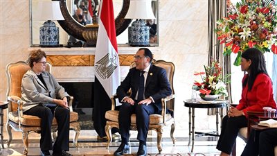 رئيس الوزراء يبحث التعاون مع رئيسة بنك التنمية الجديد التابع لتجمع البريكس