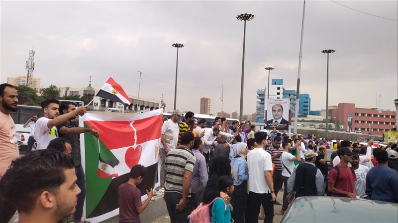 مسيرة دعم اهل غزة