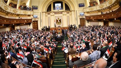 برلماني يمزق اتفاقية كامب ديفيد أثناء الجلسة الطارئة لمجلس النواب