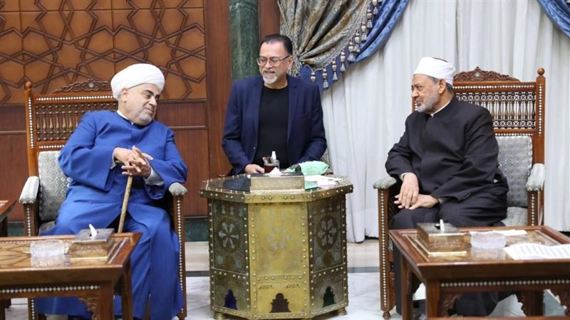 لقاء شيخ الأزهر مع
