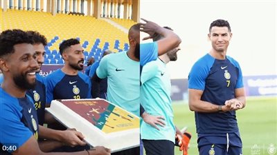 نجوم النصر السعودي يحتفلون بأرقام رونالدو القياسية